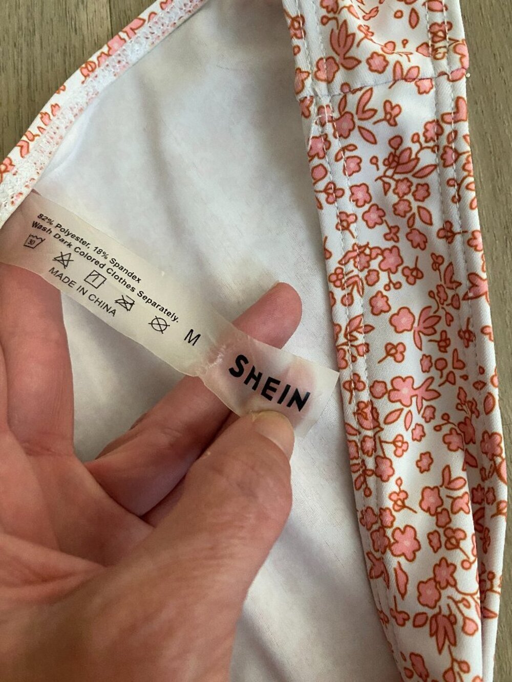 Swim Bundle Size Small  | SHEIN Floral Bikini Set + Floral High Waist & Orange - Picture 10 of 14